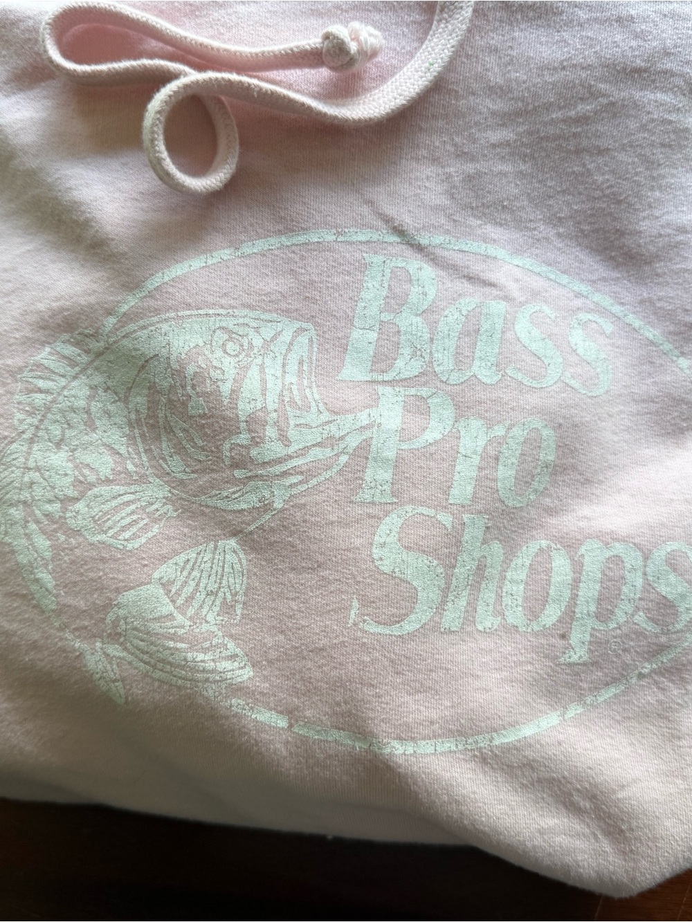 Bass Pro Shops Light Pink Hoodie with Mint Logo
